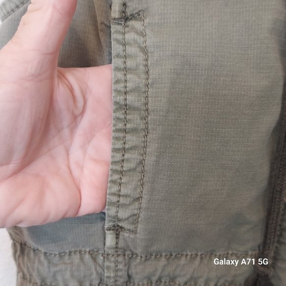 Marrakech Olive Green Hooded Vest Jacket by Anthropologie Sz M - Picture 11 of 16